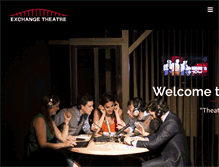 Tablet Screenshot of exchangetheatre.com